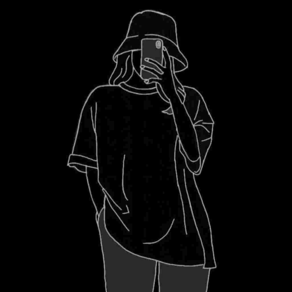 Instagram DP For Girls Black