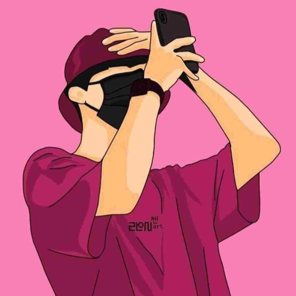Insta DP For Boys Cartoon