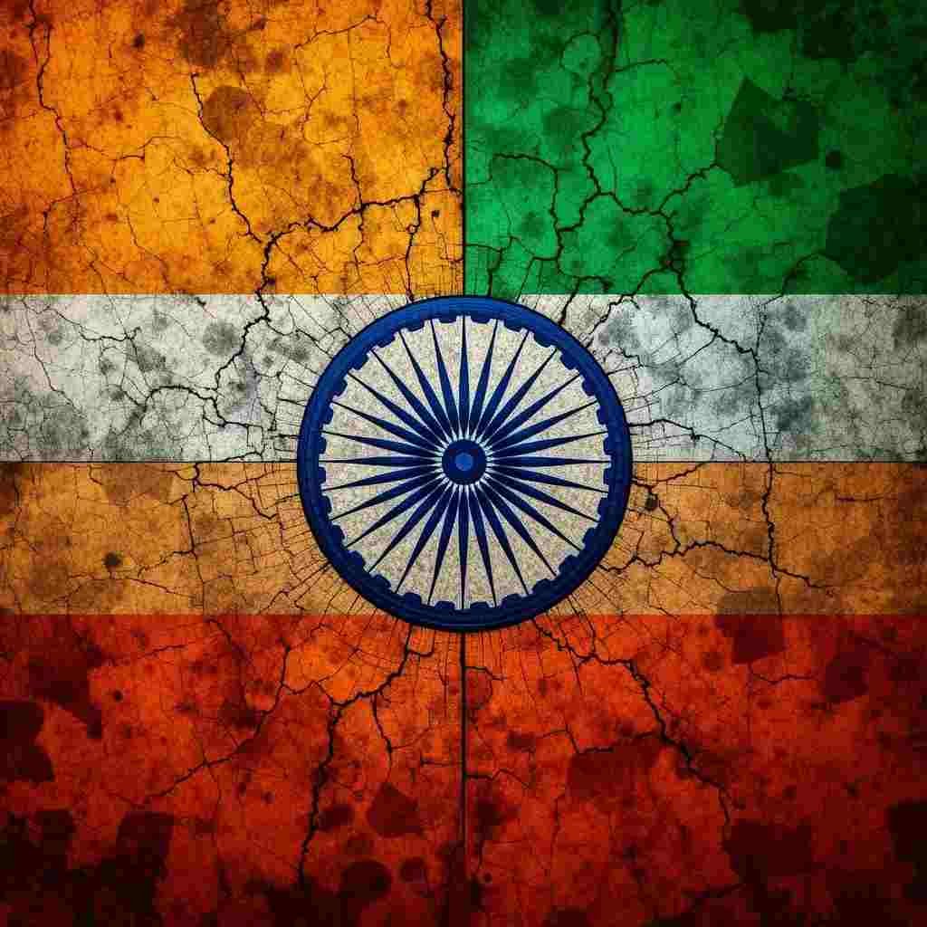 Stylish Indian Flag DP